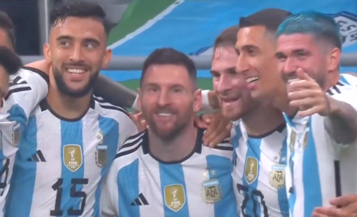 Le sublime but de Messi avec l'Argentine en amical