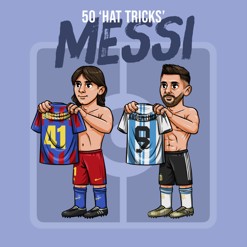 Messi hat trick