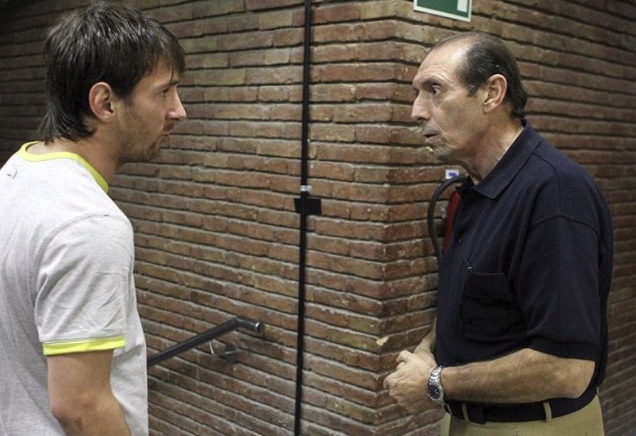 Messi a fait ses adieux à Quini. LeoMessi