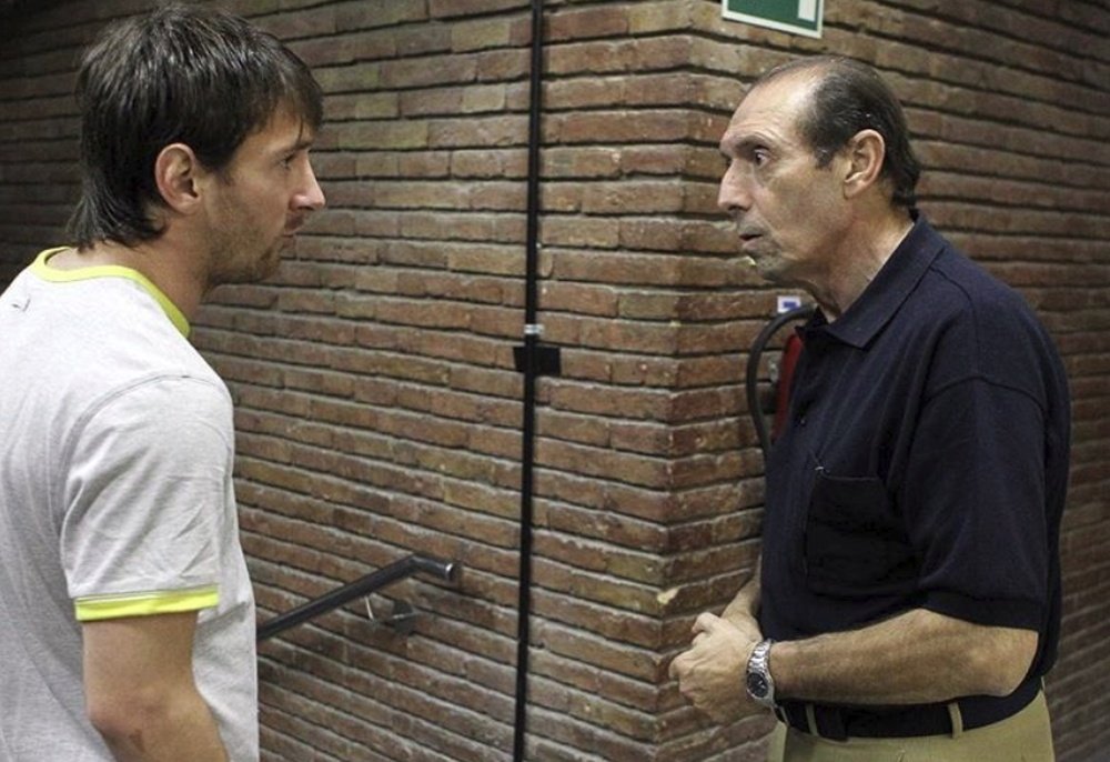 Messi a fait ses adieux à Quini. LeoMessi