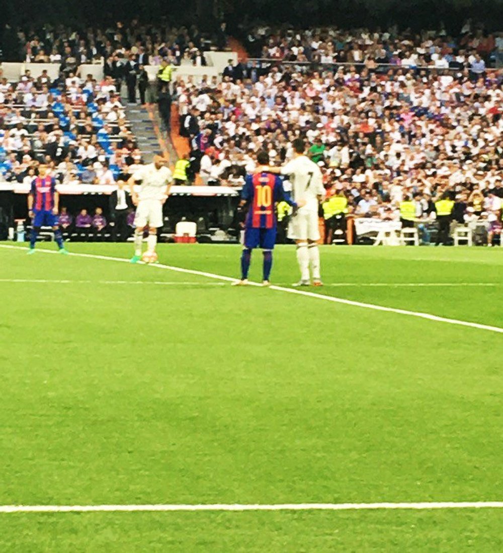 Messi y Cristiano mantienen una rivalidad sana. Twitter @Villalvazo13