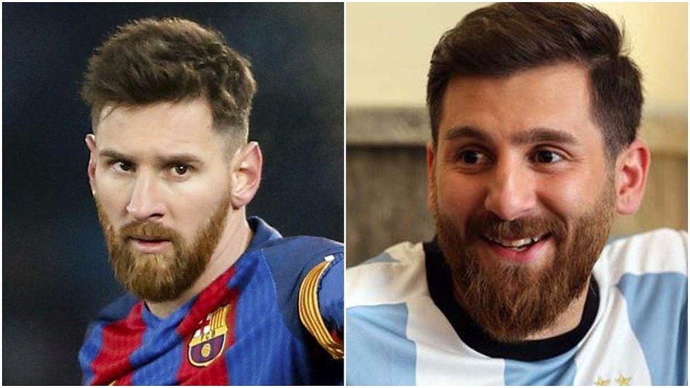 Impresionante parecido entre Messi y Riza Parstish. BeSoccer