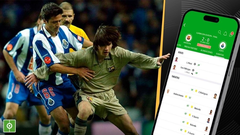 O feito de Messi contra o Porto, nunca repetido em outra final