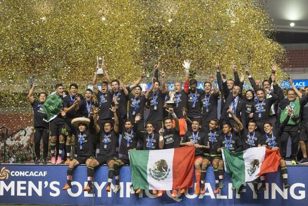 México se proclama campeón del Torneo Preolímpico de la Concacaf.