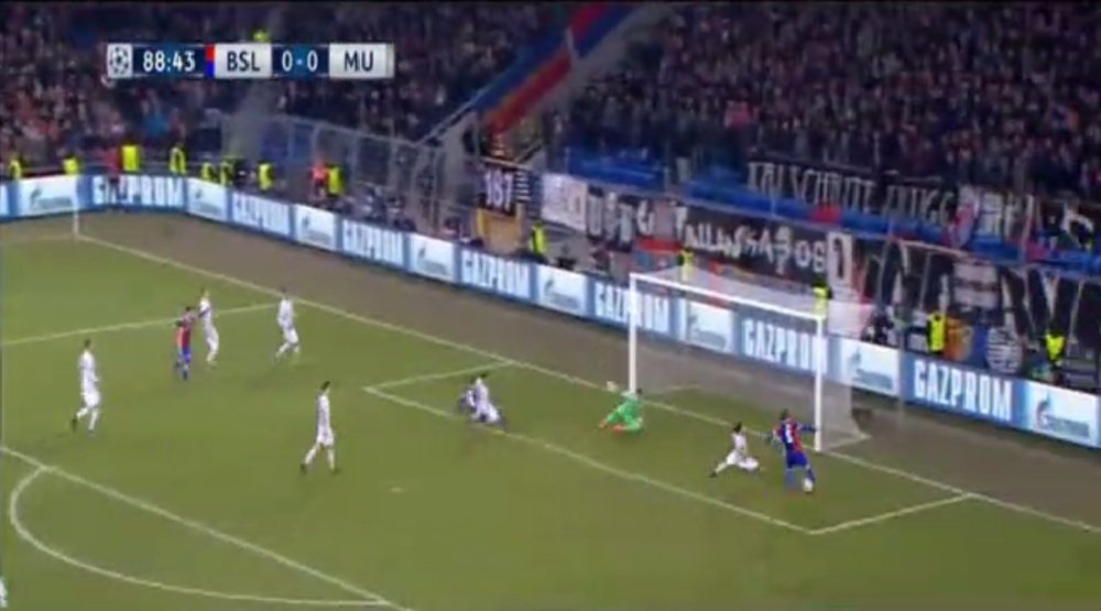 Lang's goal provoked scenes of joy at St Jakob-Park. beINSports