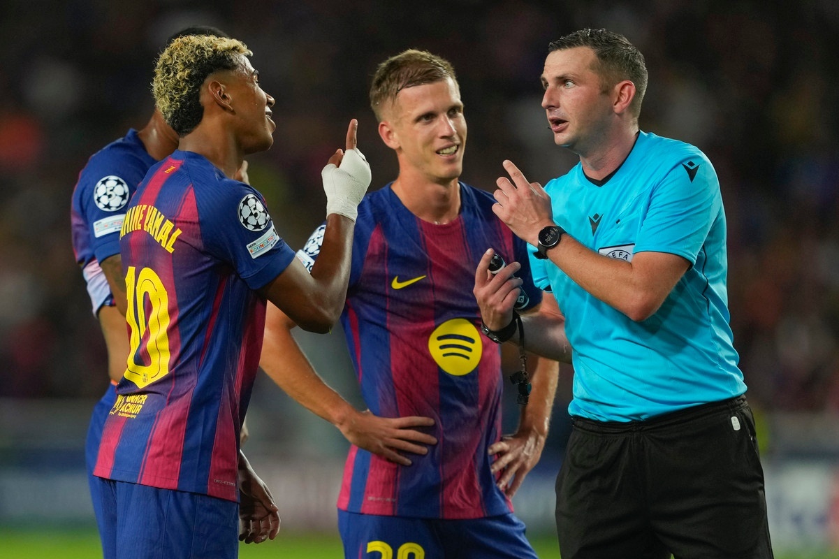 La Champions saca el carácter de Lamine Yamal