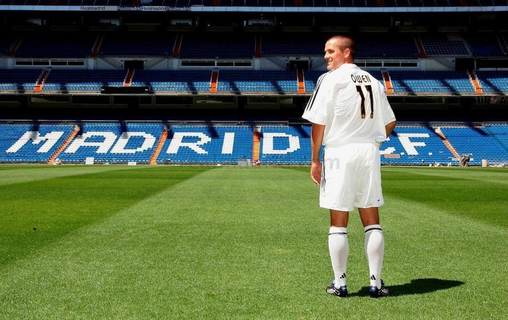 Michael Owen used to play for Madrid. RealMadrid