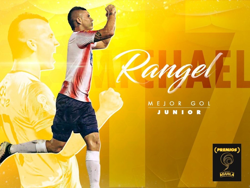 Michael Rangel, premio al mejor gol de la Liga Águila. LigaÁguila