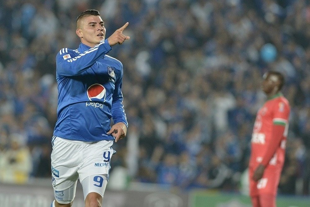 El delantero regresa a Junior tras su paso por Atlético Nacional. AFP