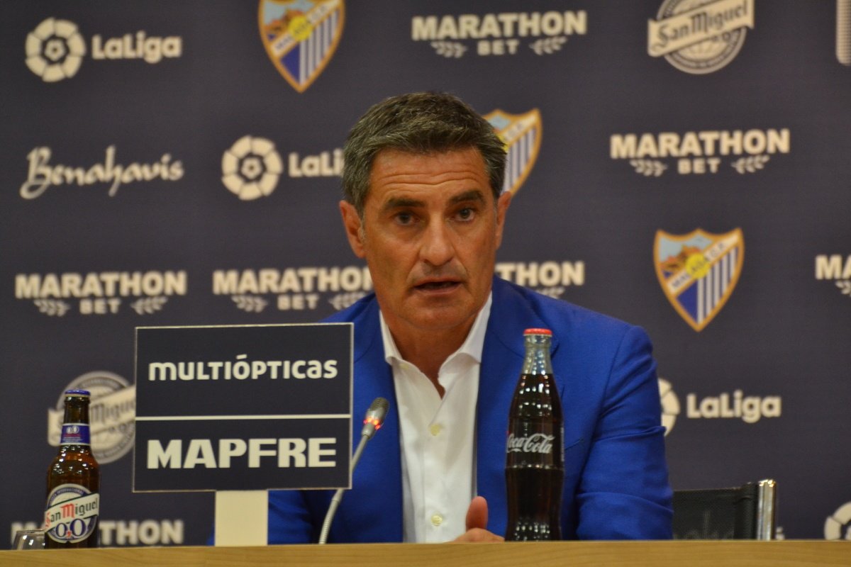 El técnico del Málaga tiene a 20 jugadores disponibles para jugar ante el Madrid. BeSoccer