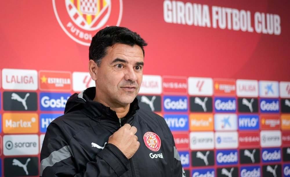 Girona coach Michel highlighted his side's performance against Osasuna. EFE