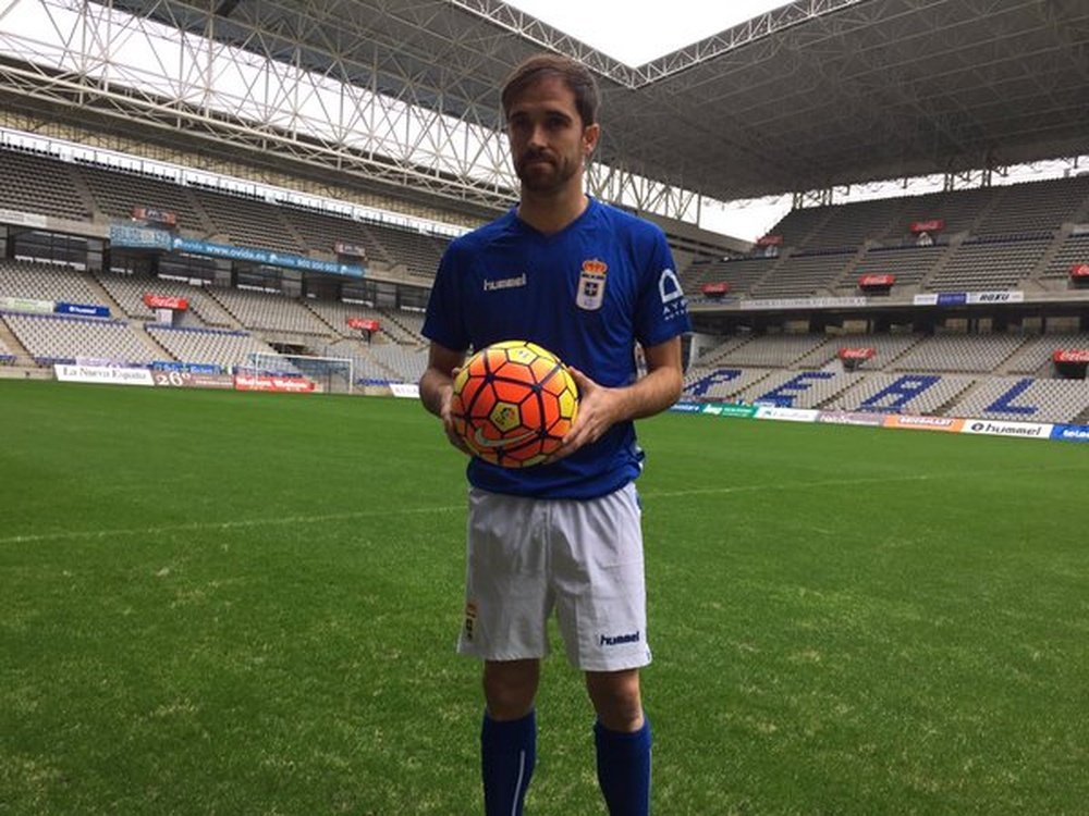 Michel Herrero, un fichaje de 'primera' para el Oviedo. Twitter