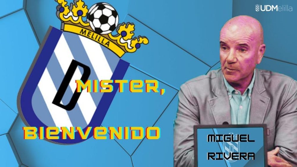 Miguel Rivera, nuevo entrenador del Melilla. Twitter/UDMelilla