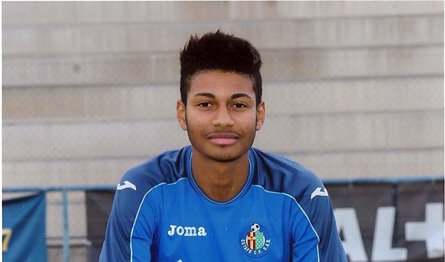 Mikaël Cantave llegó al Guadalajara en enero tras su paso por el Getafe. DeportivoGuadalajara