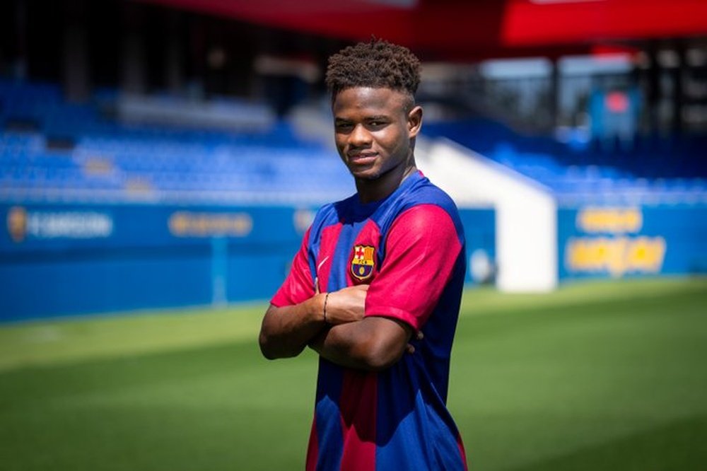 Mikayil Faye renforce l'équipe réserve du Barça. FCBarcelonaB