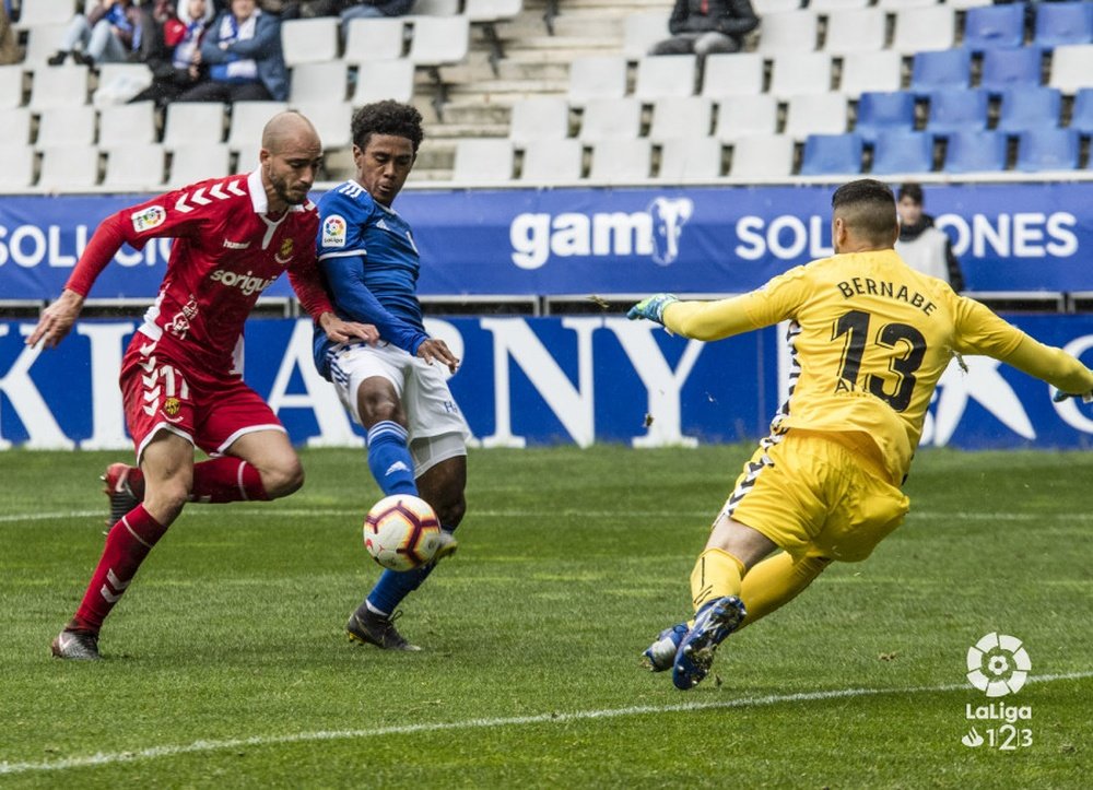 Mikel Villanueva estuvo esta temporada cedido en el Nàstic por el Málaga. LaLiga
