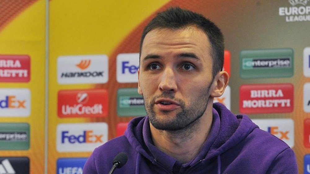 Badelj during a press conference. Twitter