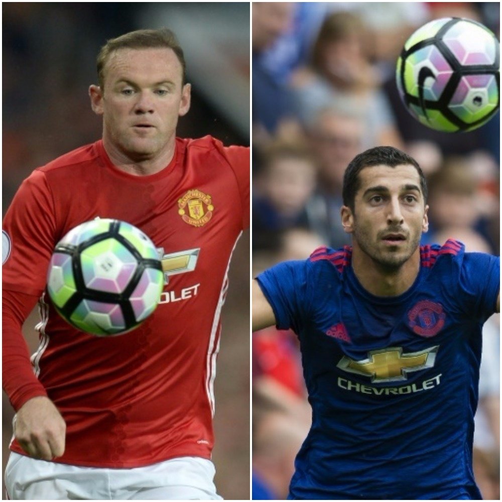 Rooney & Mkhitaryan left out of Man Utd squad for Feyenoord clash