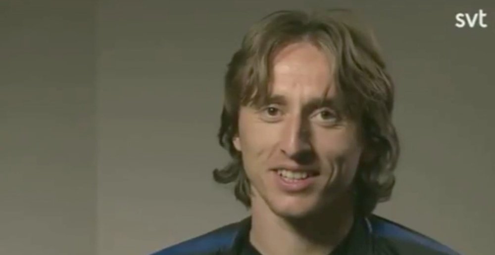 Modric mal à l'aise. Captura