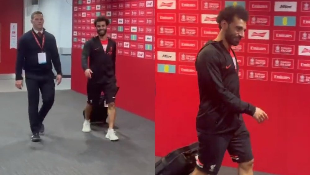 Salah confirmed he is fine for Paris. Screenshots/Twitter/GuillerRai