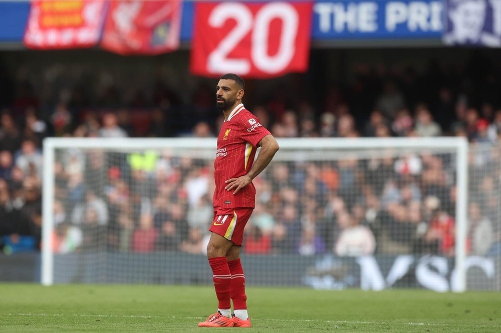 Salah has become the third-highest goalscorer in Liverpool's history. EFE
