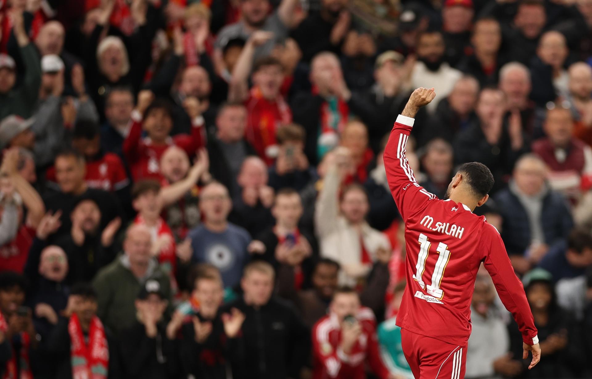 Salah was crucial for Liverpool in the opening minutes against Atletico
