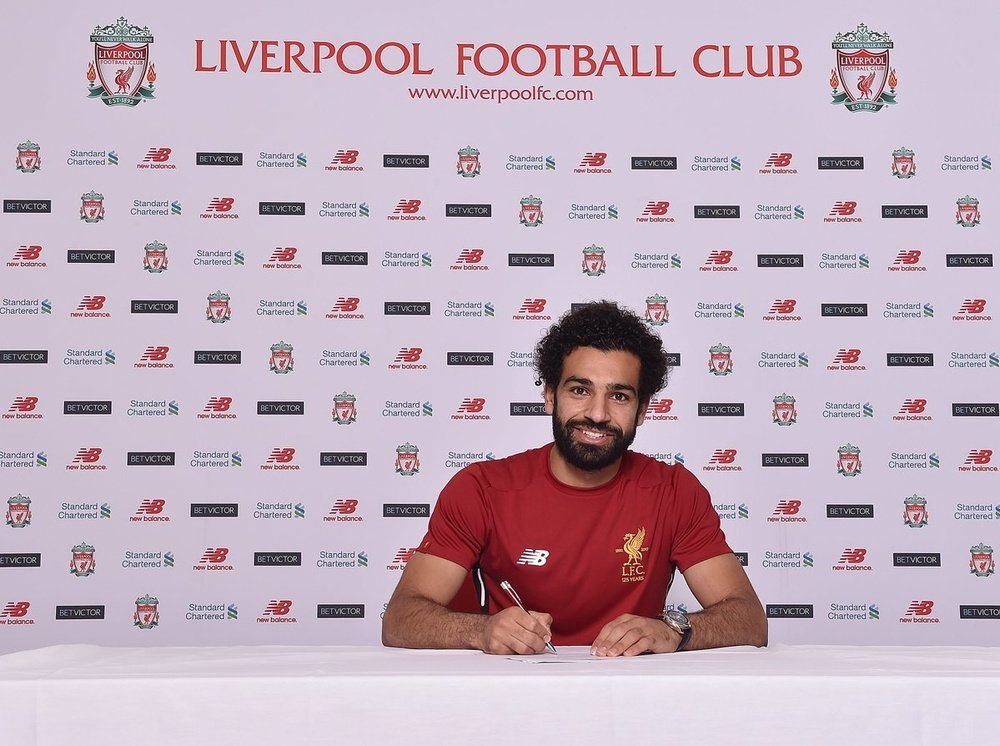 Salah se ha convertido en nuevo jugador del Liverpool. Liverpool