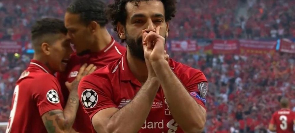 Salah comemora seus gols de diferentes maneiras. EFE