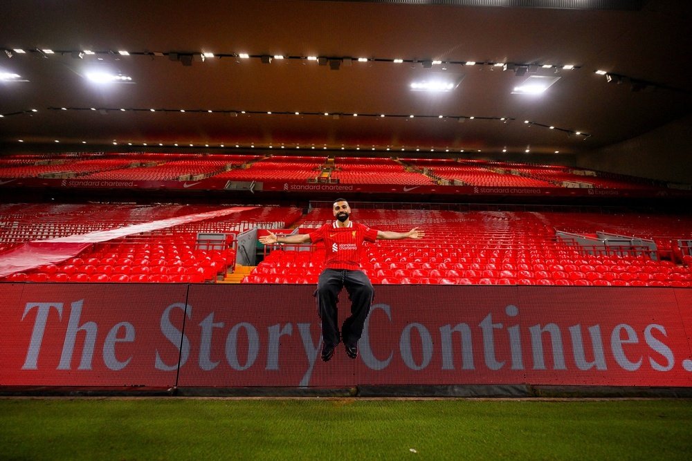 Mohamed Salah renovó hasta 2027. LiverpoolFC