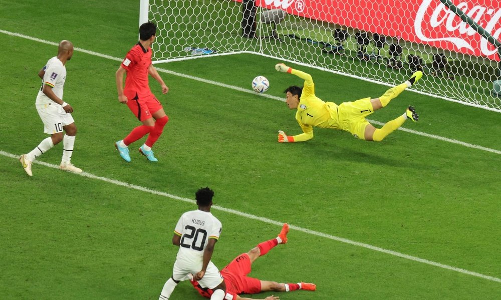 Le Ghana s'impose contre le Japon au terme d'un match fou. AFP