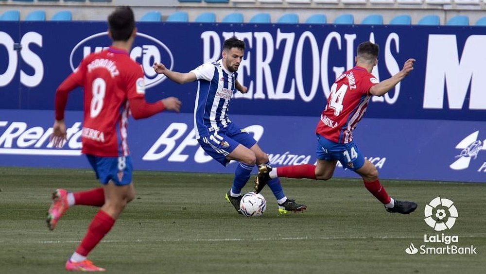 Moi Delgado jugó la pasada temporada en la Ponferradina. LaLiga