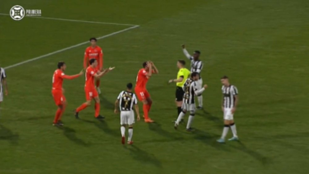Empate entre el Castellón y la Real Sociedad B. Captura/inSports