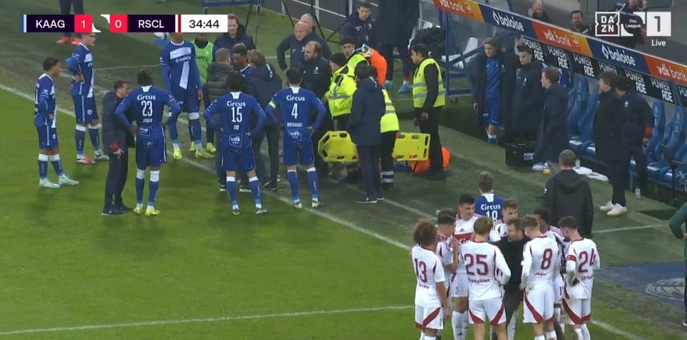 Fatiga sviene durante la partita. DAZN