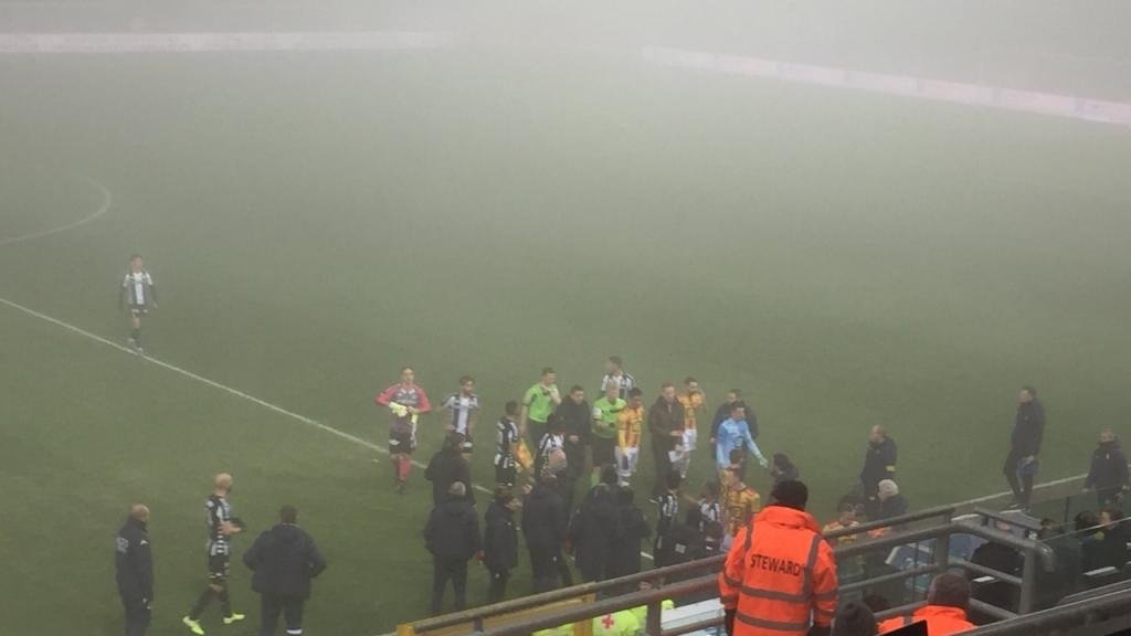 La niebla obligó a suspender el Charleroi-Mechelen