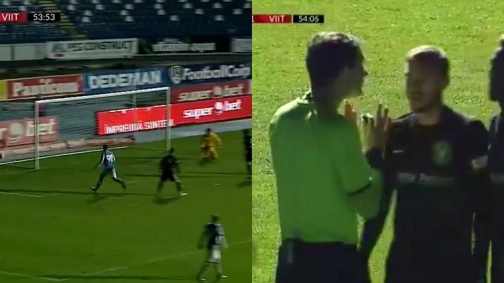 Marcan el 2-1 a favor, se rompen los focos... y les dan el partido por perdido