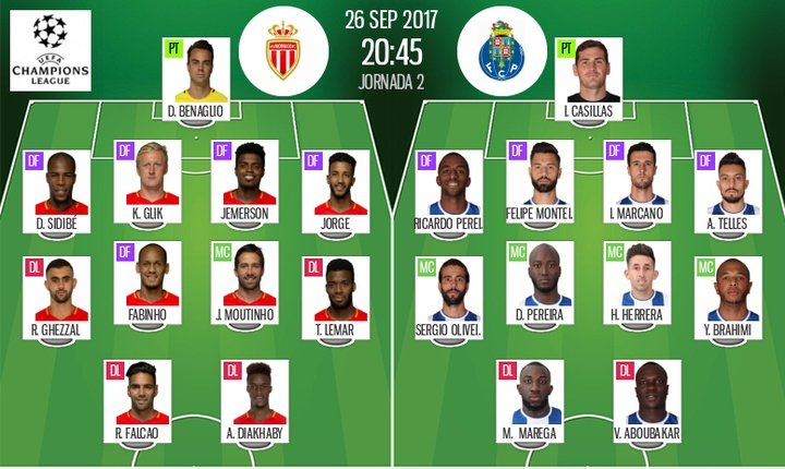 Conceição surpreende com Sérgio Oliveira no onze; Moutinho titular no Monaco