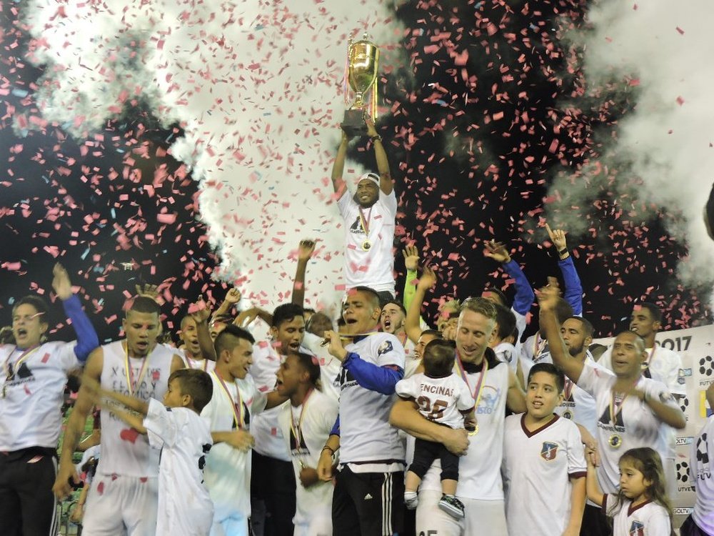 Monagas, campeón del Apertura de Venezuela. Twitter/Monagas_SC