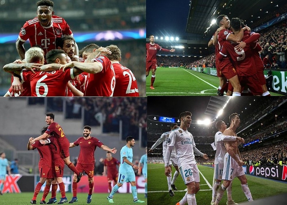 Bayern, Liverpool, Roma and Madrid are the four teams left in the competition. BeSoccer