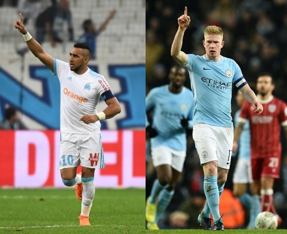 Payet and De Bruyne make up the top two spots. BeSoccer/AFP