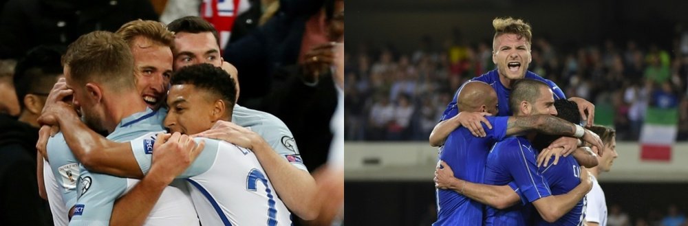 Ingleses recebem hoje os italianos. BeSoccer