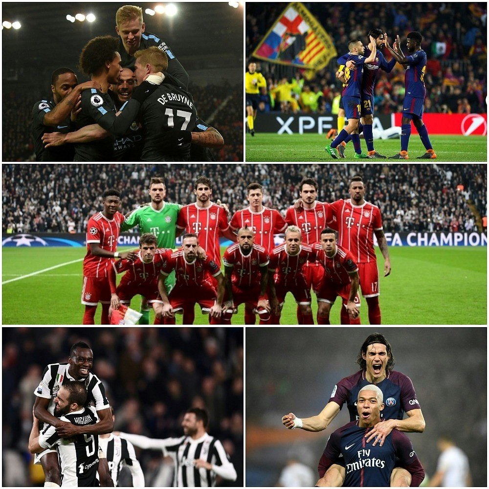 These five teams are the favourites to claim their domestic titles. BeSoccer