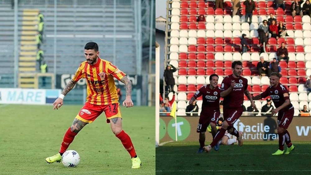 Cittadella y Benevento son dos de los equipos punteros de la Serie B. Benevento/Cittadella