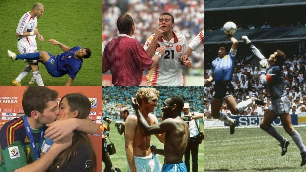 Las 15 escenas inolvidables en la historia de los Mundiales