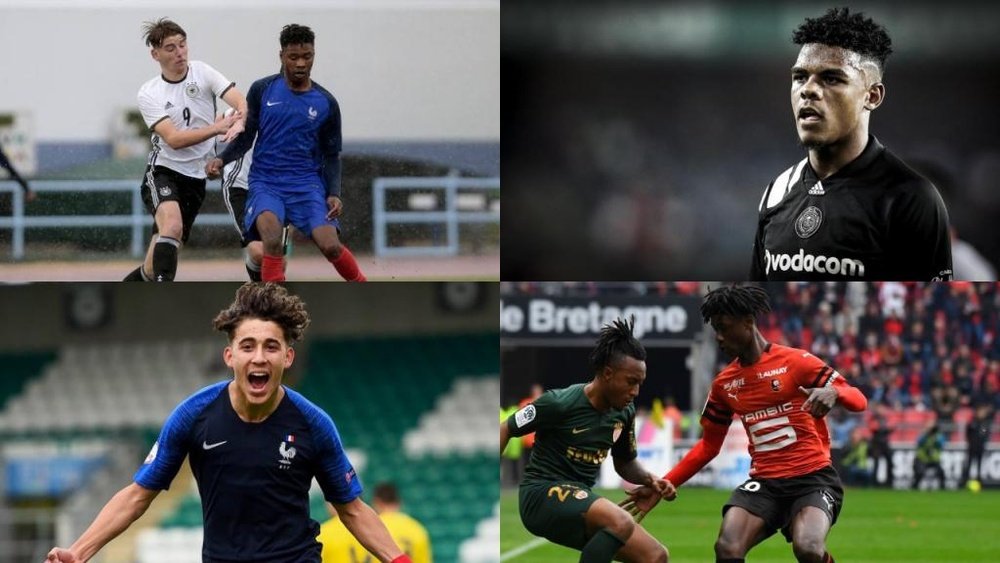 Las 10 jóvenes estrellas que seguir en la Ligue 1. EquipeFrance/Monaco/AFPRennes