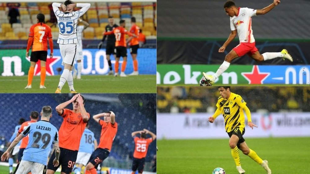 Así les ha ido en Champions a 10 jóvenes talentos del fútbol europeo. EFE - AFP
