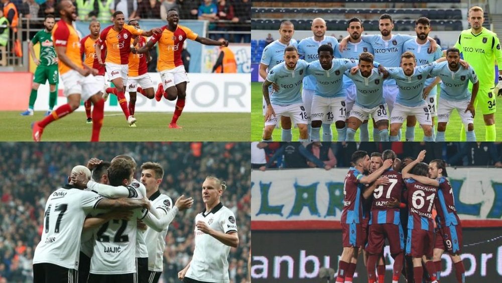 Los cuatro equipos turcos que jugarán en Europa. Galatasaray/Superlig