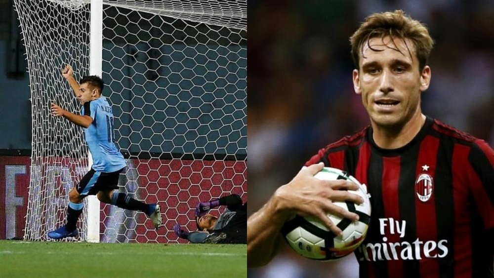 El recambio de Guido está entre Milán y Uruguay. EFE/AFP