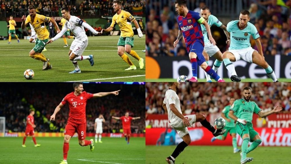 Tras los 700 goles de Cristiano lucen otras estrellas. EFE - AFP