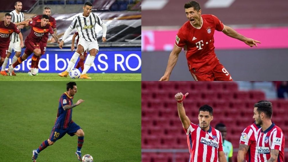 Del FIFA 21 a ProFootballDB: las tarjetas de los 10 mejores jugadores. EFE - AFP