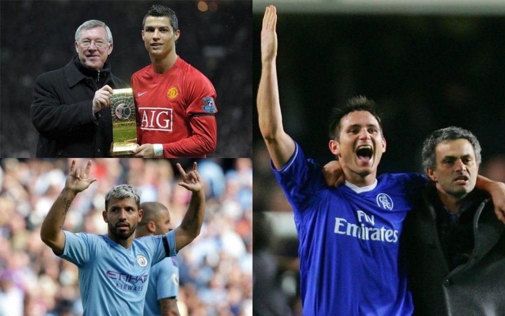 Top 10 dos melhores jogadores da Premier League. AFP